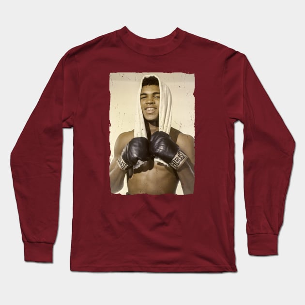 Muhammad Ali Long Sleeve T-Shirt by small alley co